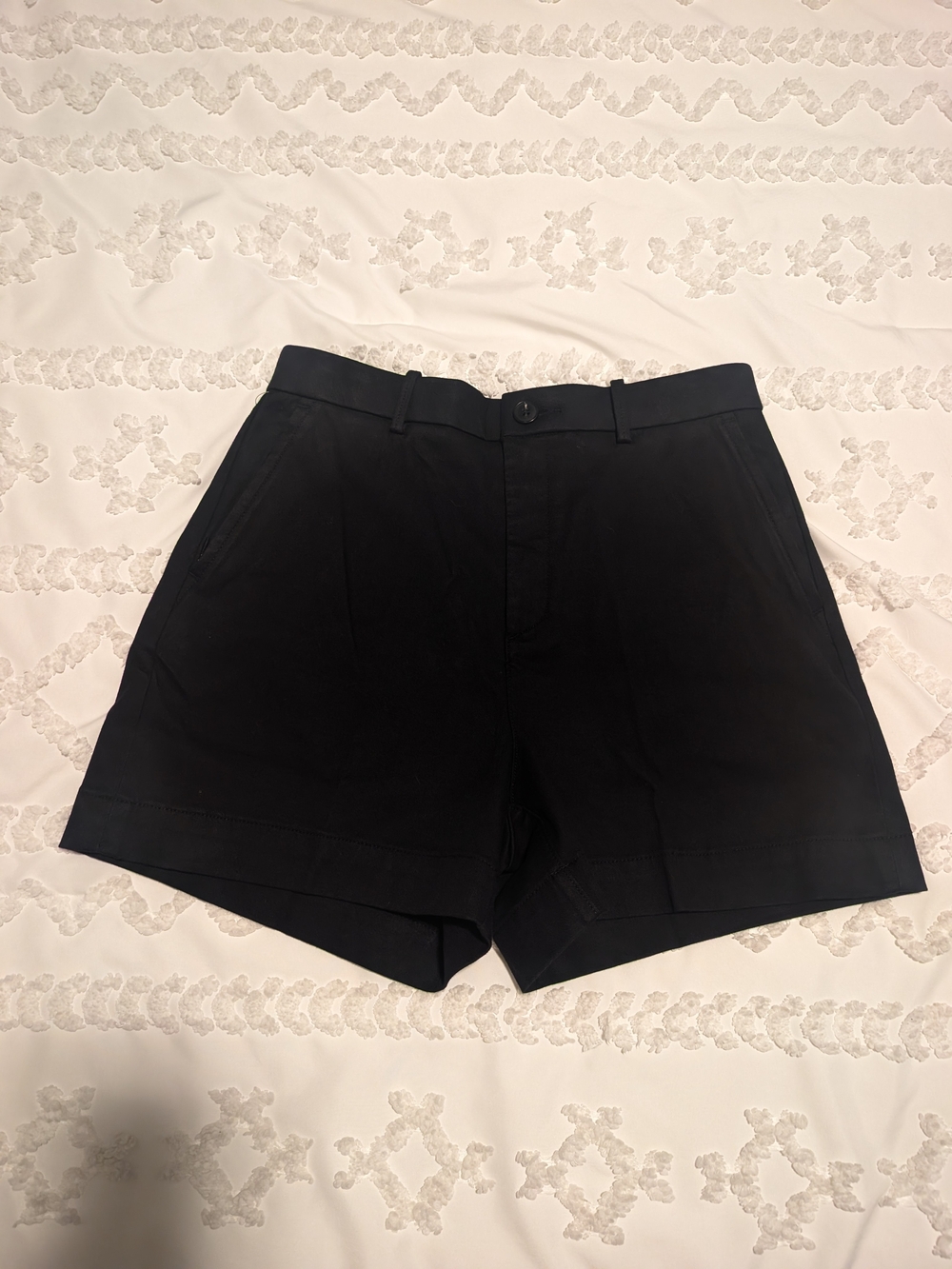 SPANX Black High-Waist Tailored Women's Shorts Size Large